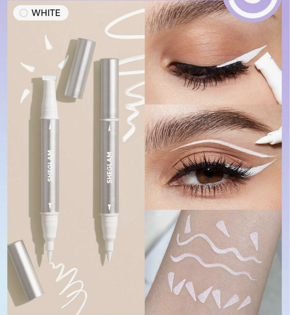 SHEGLAM Wing It Waterproof Liner Duo - White