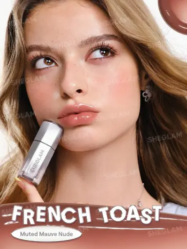 SHEGLAM Glass Lock Air Gloss - French Toast